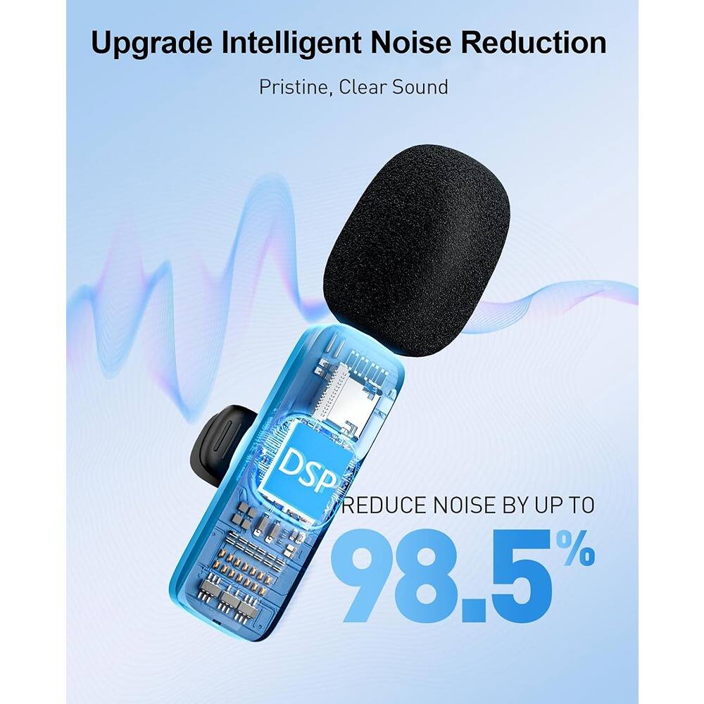 Upgrade Intelligent Noise Reduction  
Pristine, Clear Sound  

REDUCE NOISE BY UP TO 98.5%