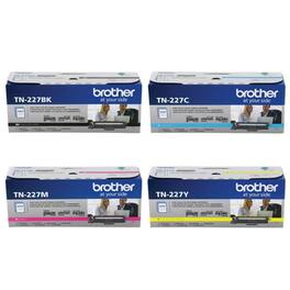 Genuine TN227 Set for Brother MFC-L3770CDW Black Cyan Magenta Yellow (CMYK) Toner Cartridge Set for Brother MFC-L3770CDW