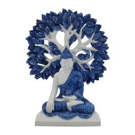FC Design - 9.75"H Buddha with Tree of Life Figurine Statue Office Desk Tabletop Home Decor Gift - Multi-Color