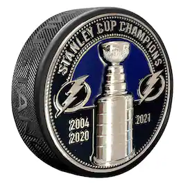Mustang Drinkware - Tampa Bay Lightning Stanley Cup Medallion Puck - Multicolor