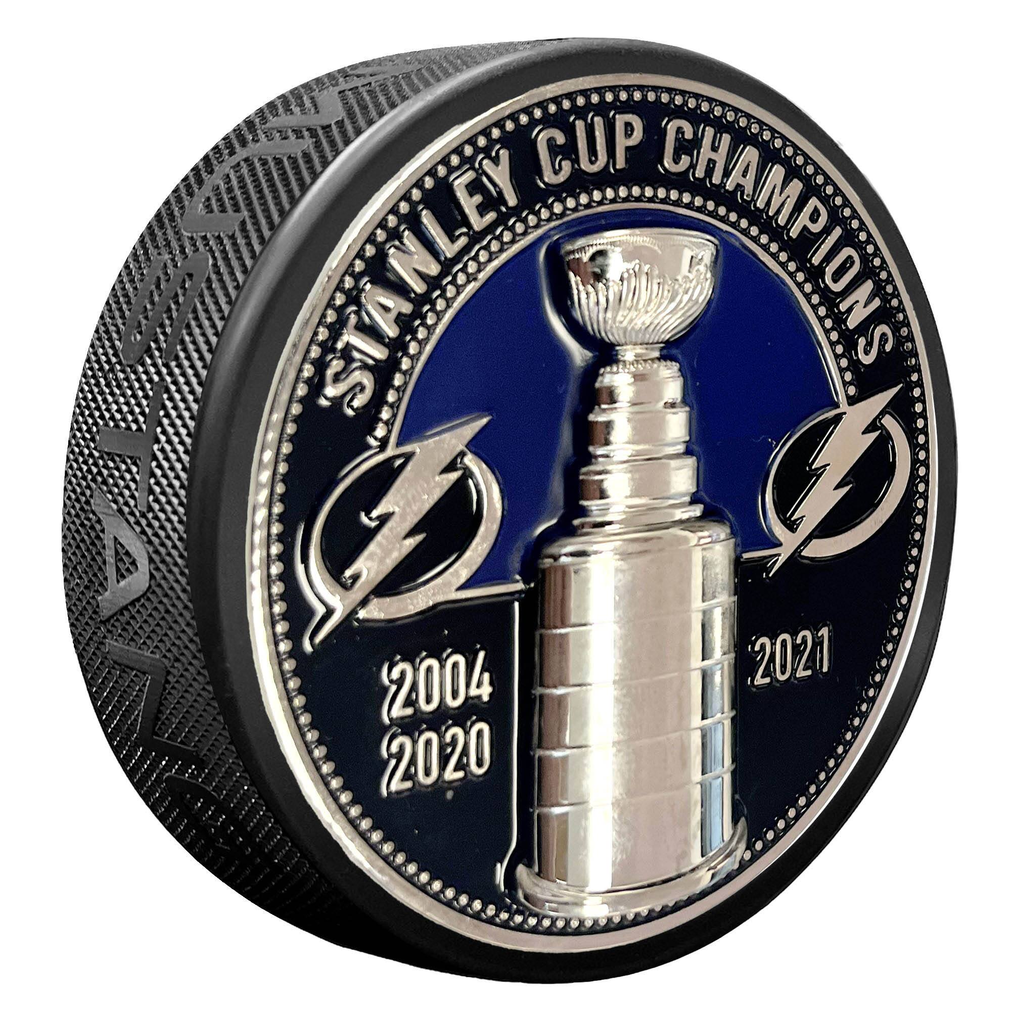 Mustang Drinkware - Tampa Bay Lightning Stanley Cup Medallion Puck - Multicolor