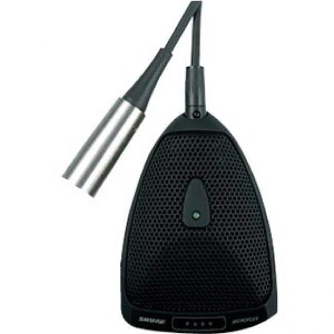 Shure - Microflex MX393 Wired Microphone - 50 Hz to 17 kHz - 180 Ohm - 94 dB - XLR, TA3F