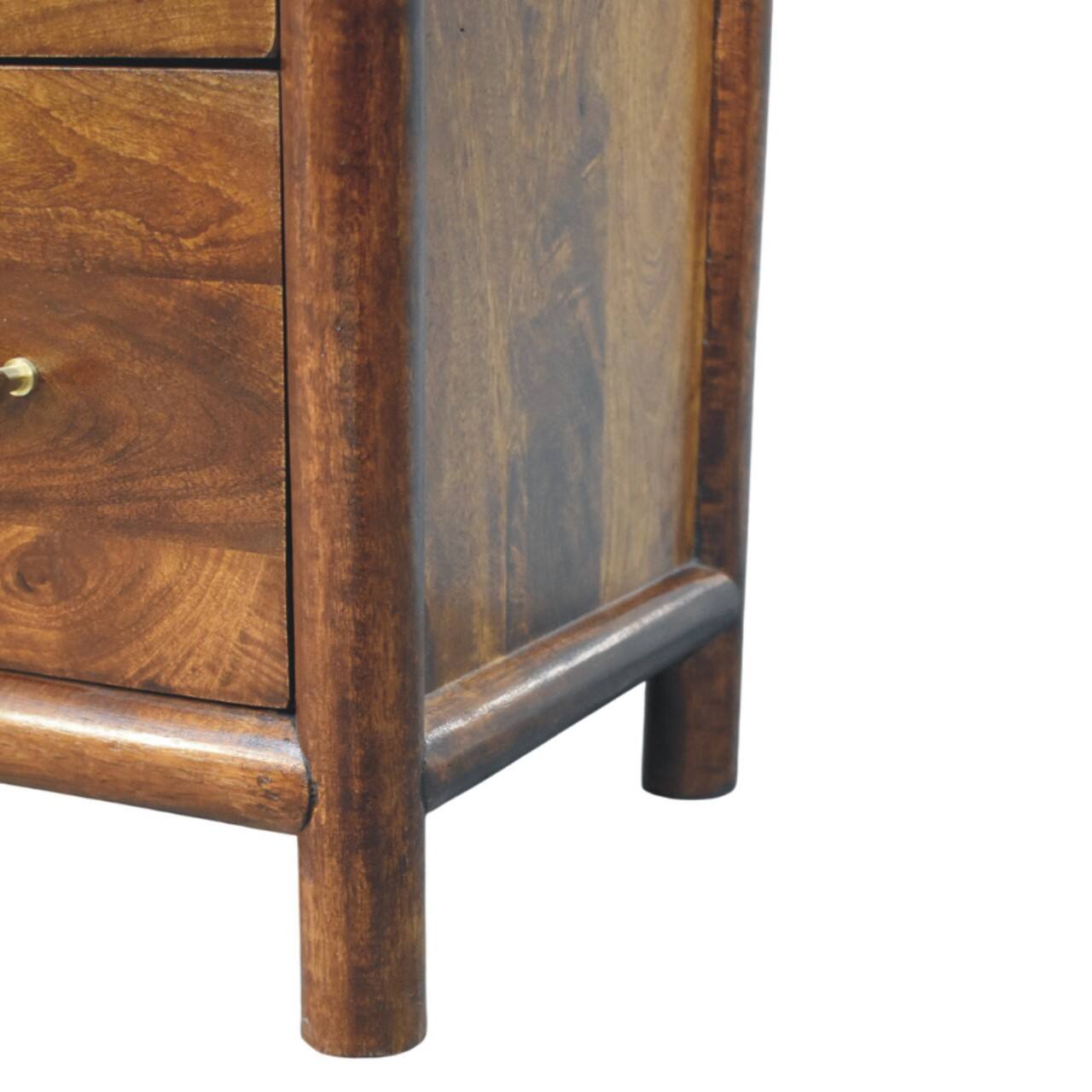 Alt View 2. Artisan Furniture - Artisan Furniture Solid Wood Regency 3-Drawer Chest, Brown - Brown.