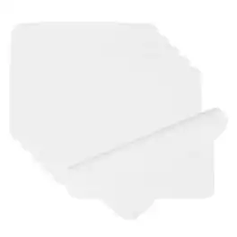 Unique Bargains - Glasses Cleaning Cloth 6.9"x5.7", 6pcs Microfiber Suede Cleaner Cloth for Lens, Eyeglasses, Screens, Phones - White