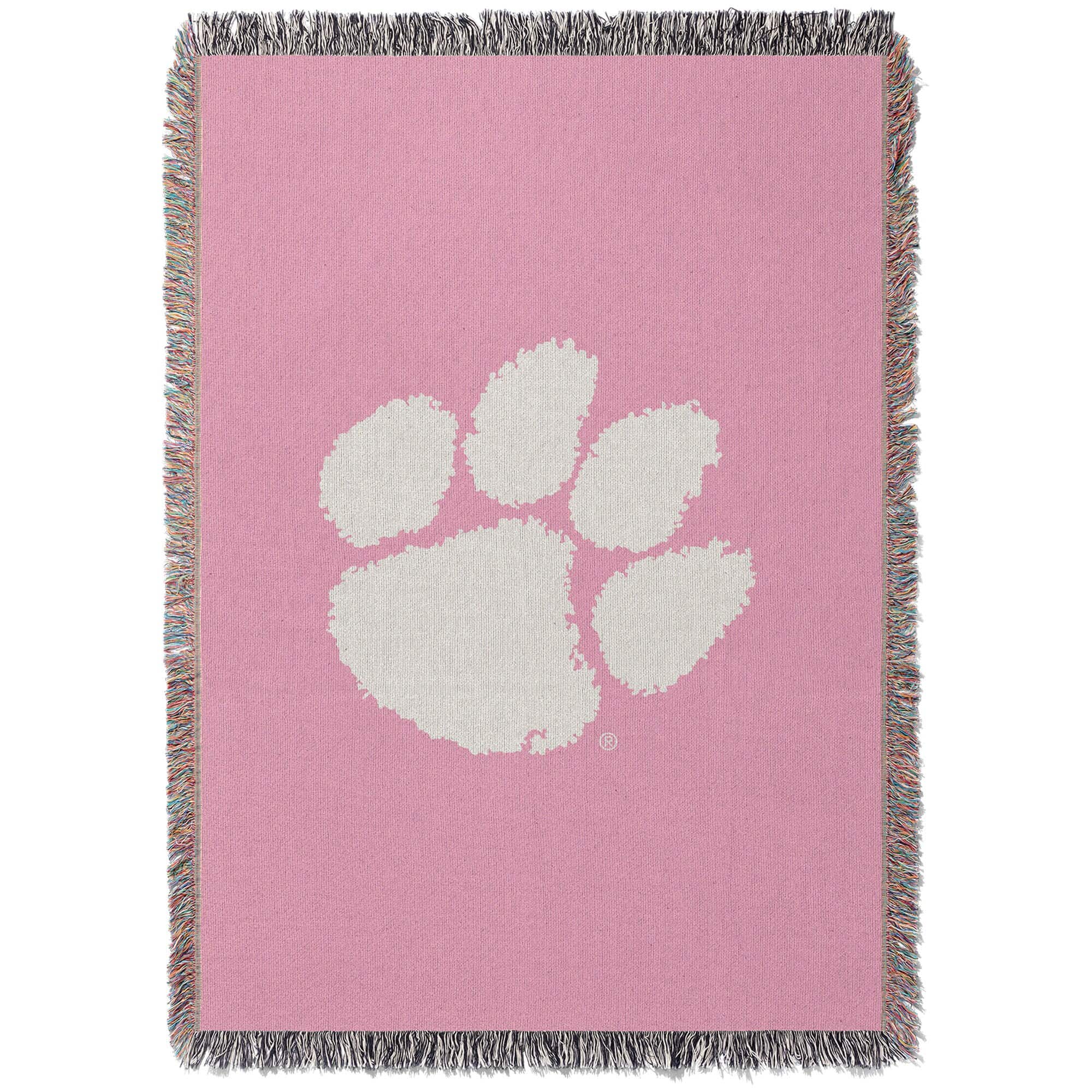 Chad & Jake - Clemson Tigers Woven Blanket - Pink