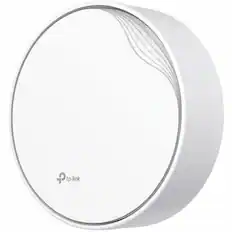 Front. TP-Link - AX3000 WHOLE HOME MESH WIFI6 AP WITH POE - Black.