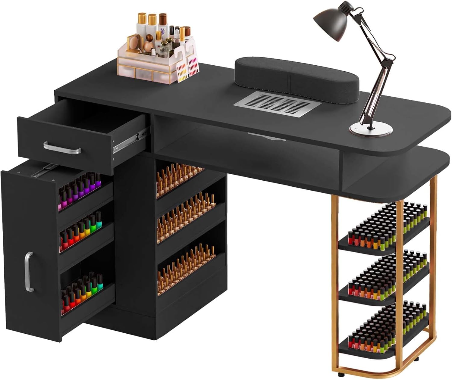 Alt View 1. Circus Cirle - Professional Manicure Table.