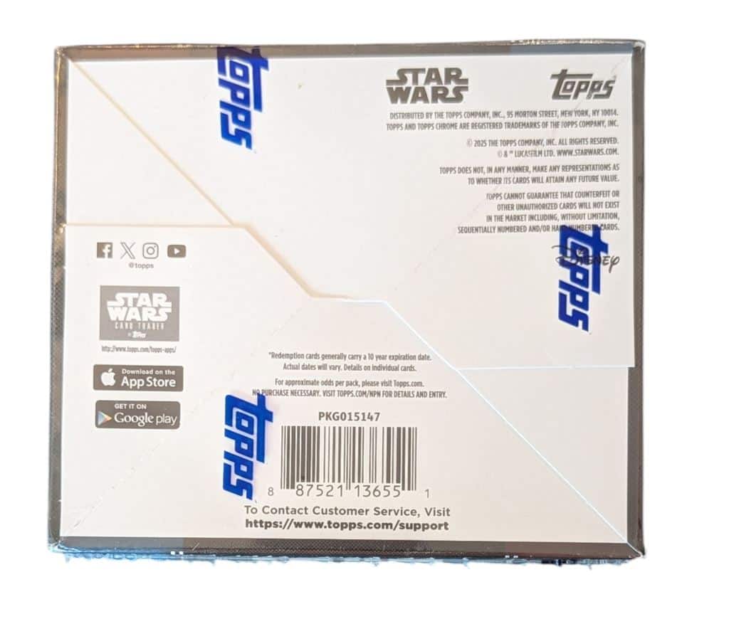 2025 Topps Chrome Star Wars Hobby Box - Best Buy
