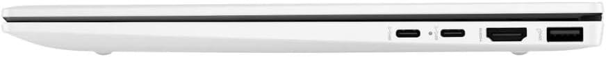 Left. HP - HP OmniBook 7 Aero Laptop - 13.3" WQXGA - 32GB RAM, 1TB SSD - Windows 11 - Silver.