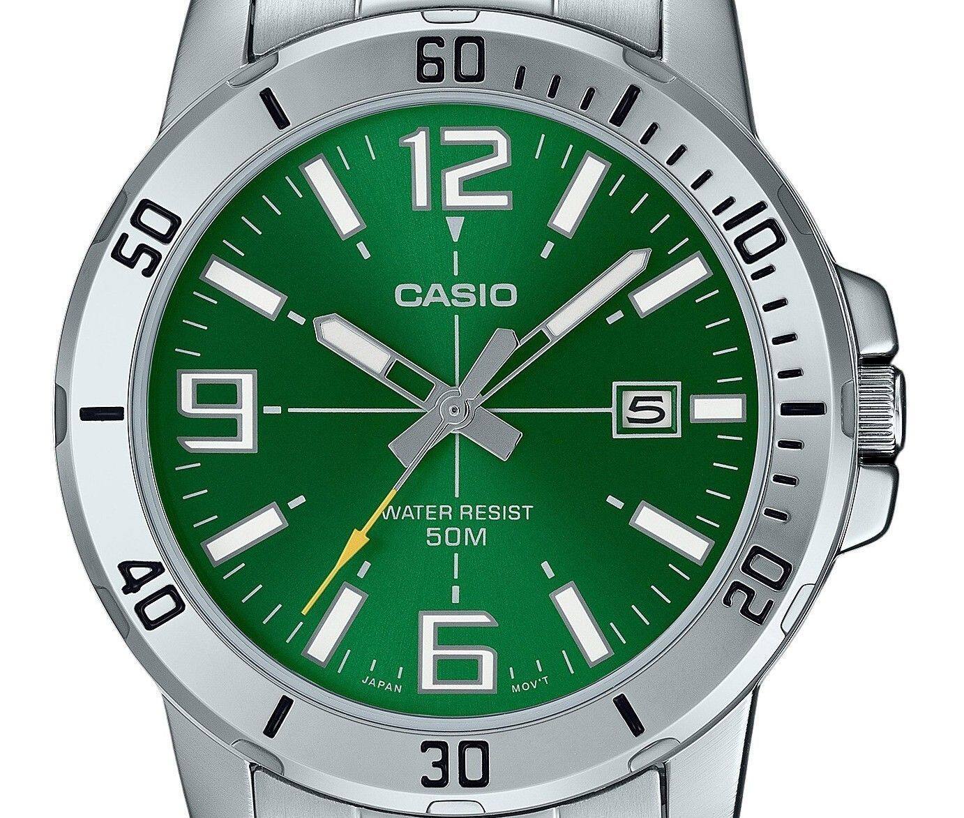 60 12 I OS CASIO - 9 5 WATER RESIST 50M 40 I I JAPAN 6 T'VOM 30 10, 20