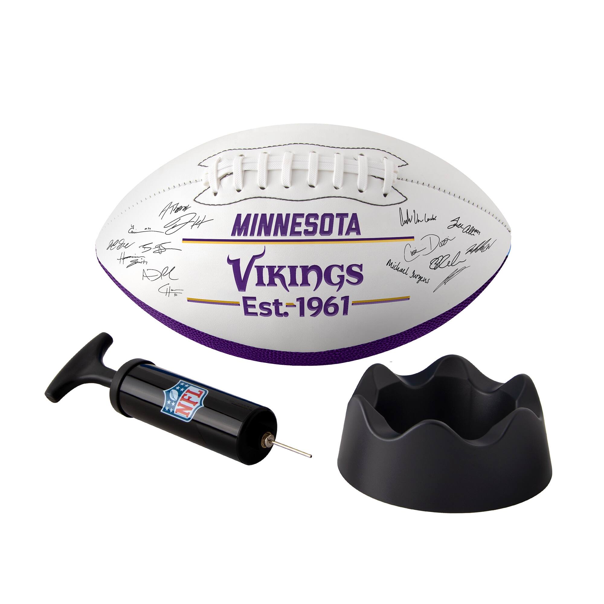 MINNESOTA  
VIKINGS  
Est. 1961  

Michael Bishop  
Michael Irvin  
C. Dooley  
William Rodgers  
Michael Irvin  
Michael Irvin