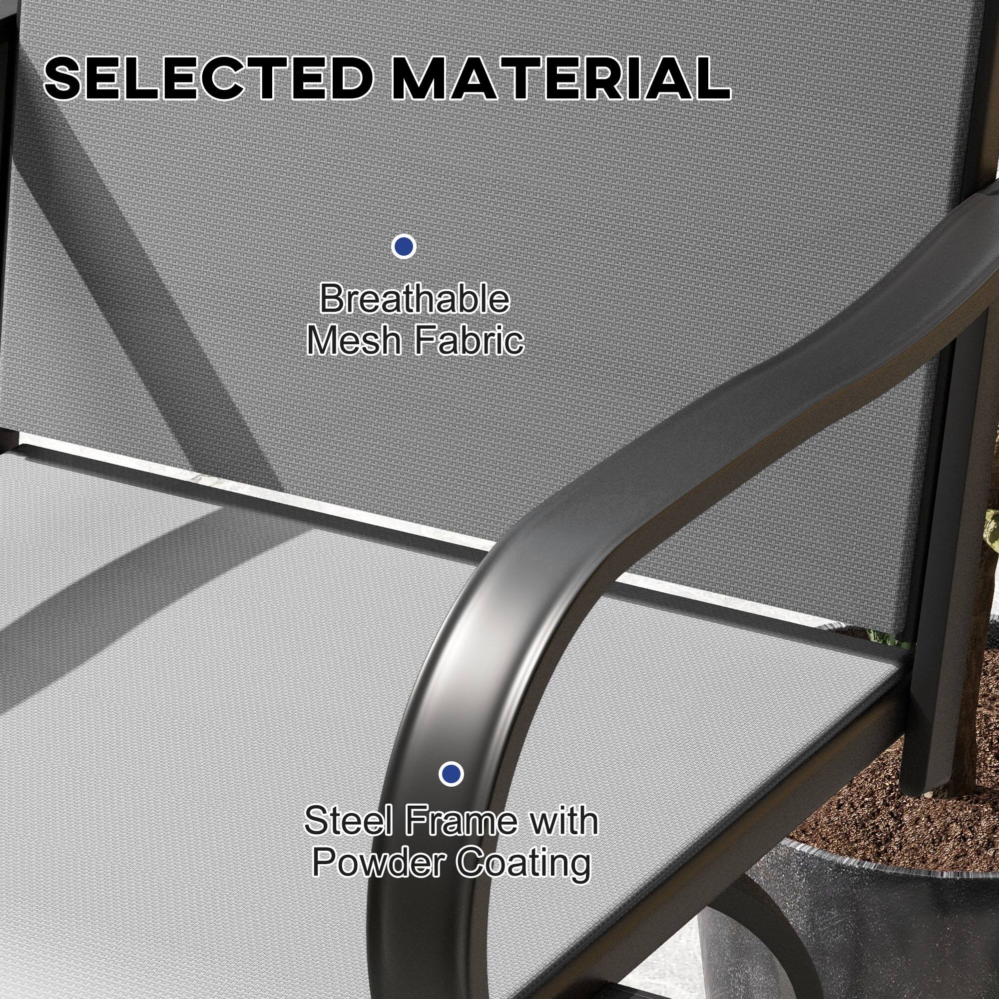 SELECTED MATERIAL
Breathable Mesh Fabric
Steel Frame with Powder Coating