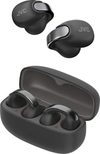 JVC - Open-Ear Headphones HANP1TB - Black