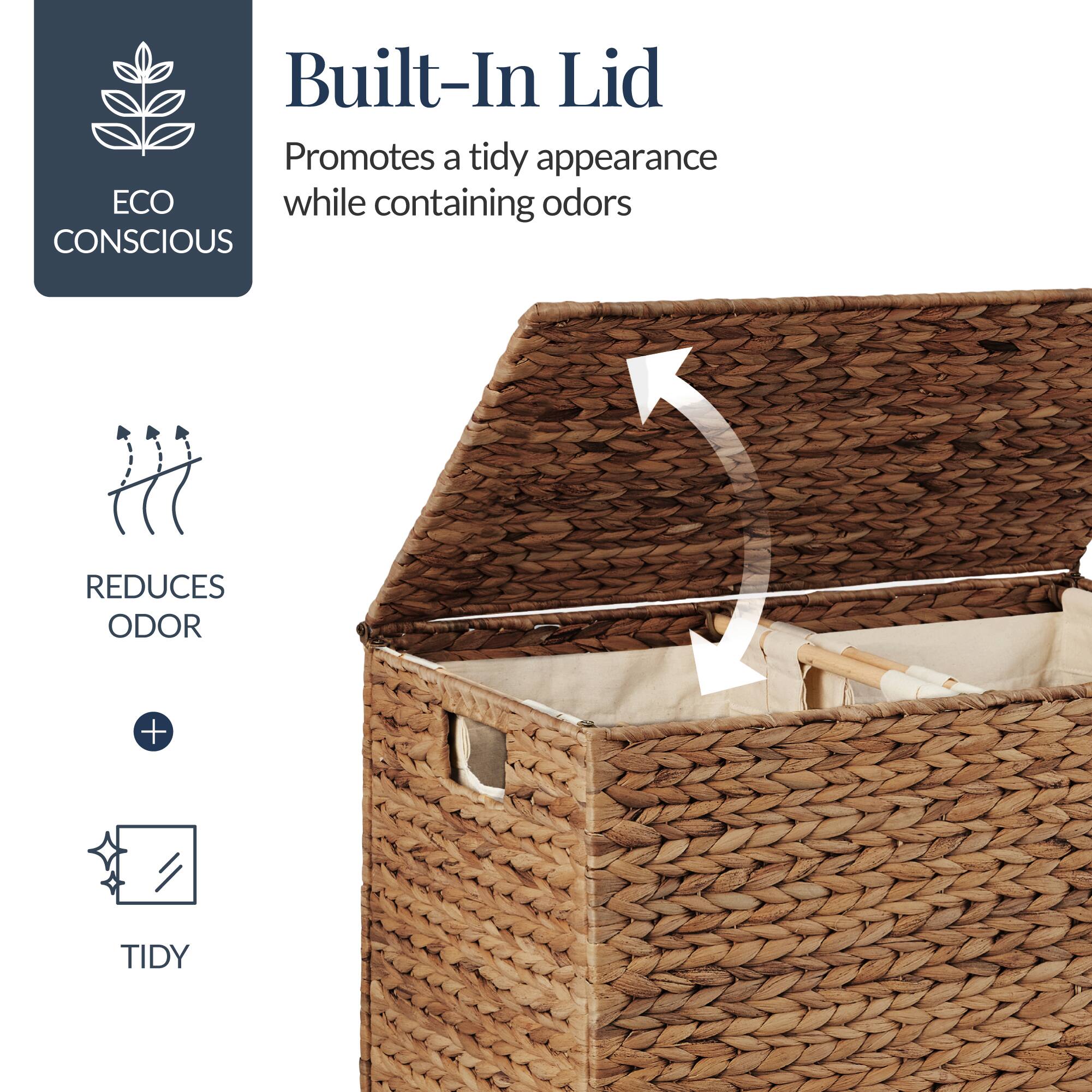 Built-In Lid Promotes a tidy appearance while containing odors

ECO CONSCIOUS

REDUCES ODOR

TIDY