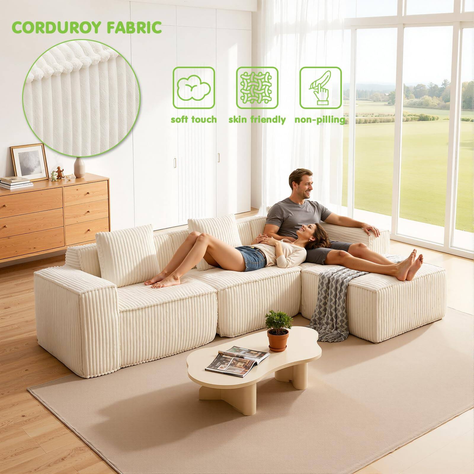 CORDUROY FABRIC

- soft touch
- skin friendly
- non-pilling