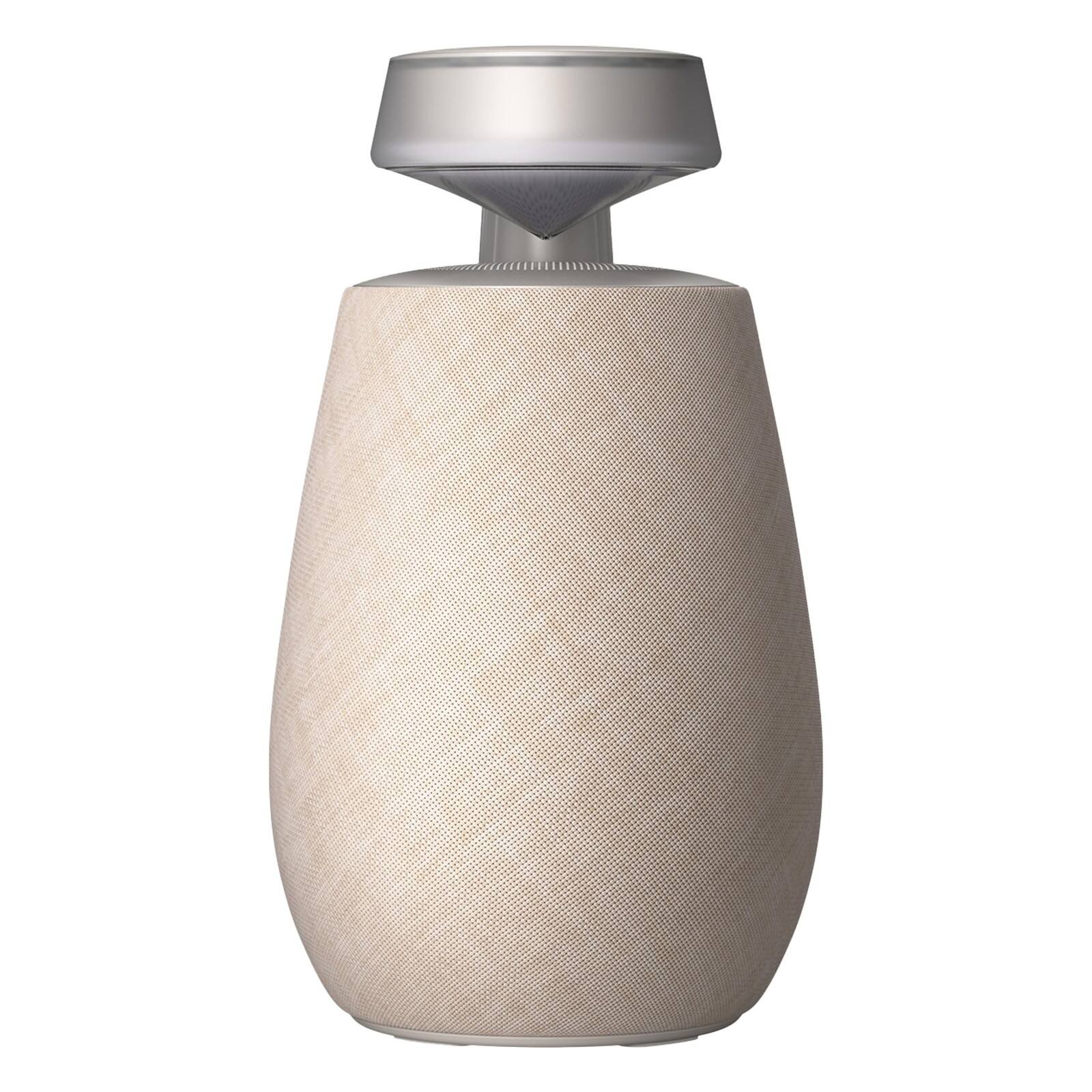 Left. LG - LG XO2TBE XBOOM Bluetooth Beige Speaker with 360 Panorama Sound (2025) - Beige.