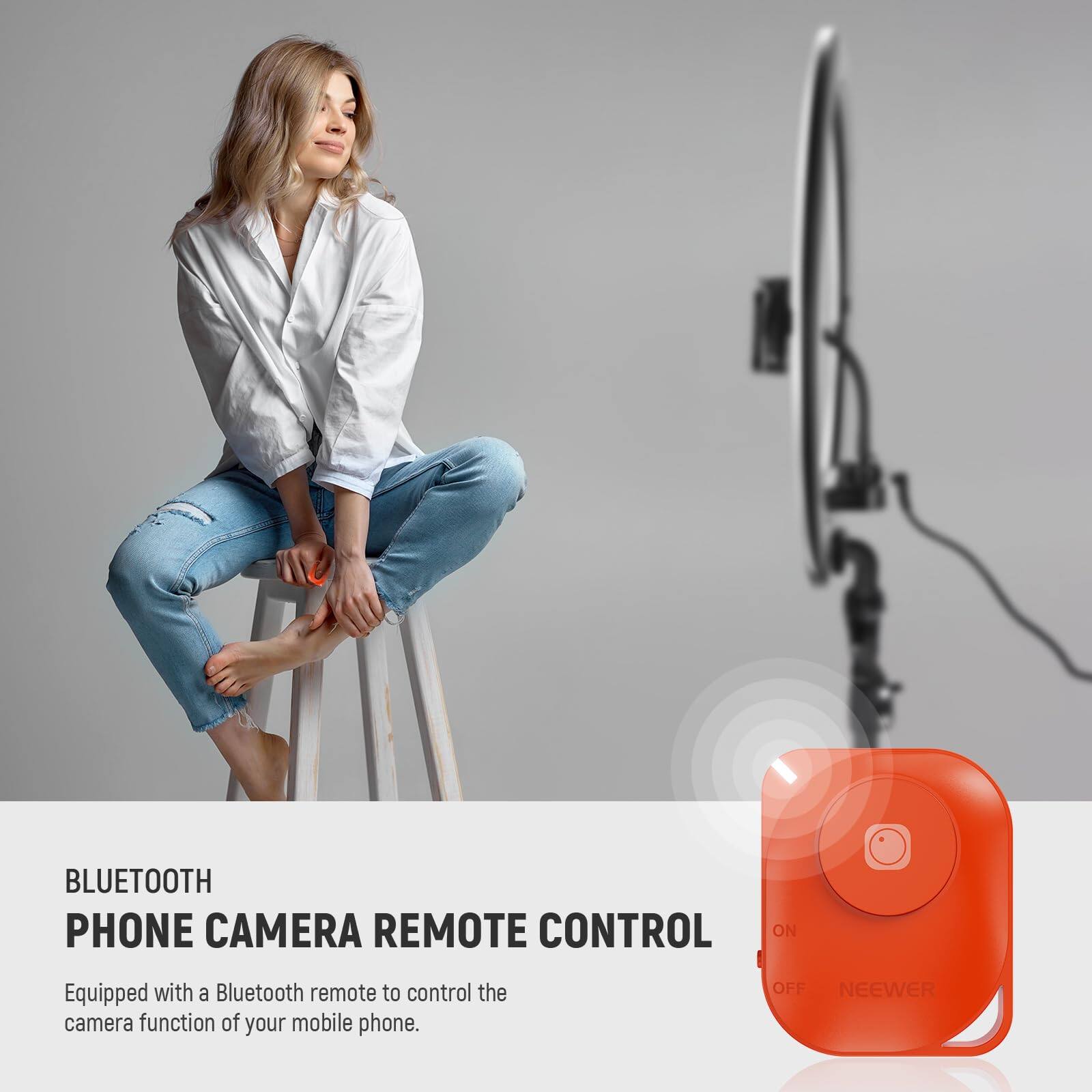 BLUETOOTH PHONE CAMERA REMOTE CONTROL

Equipped with a Bluetooth remote to control the camera function of your mobile phone.