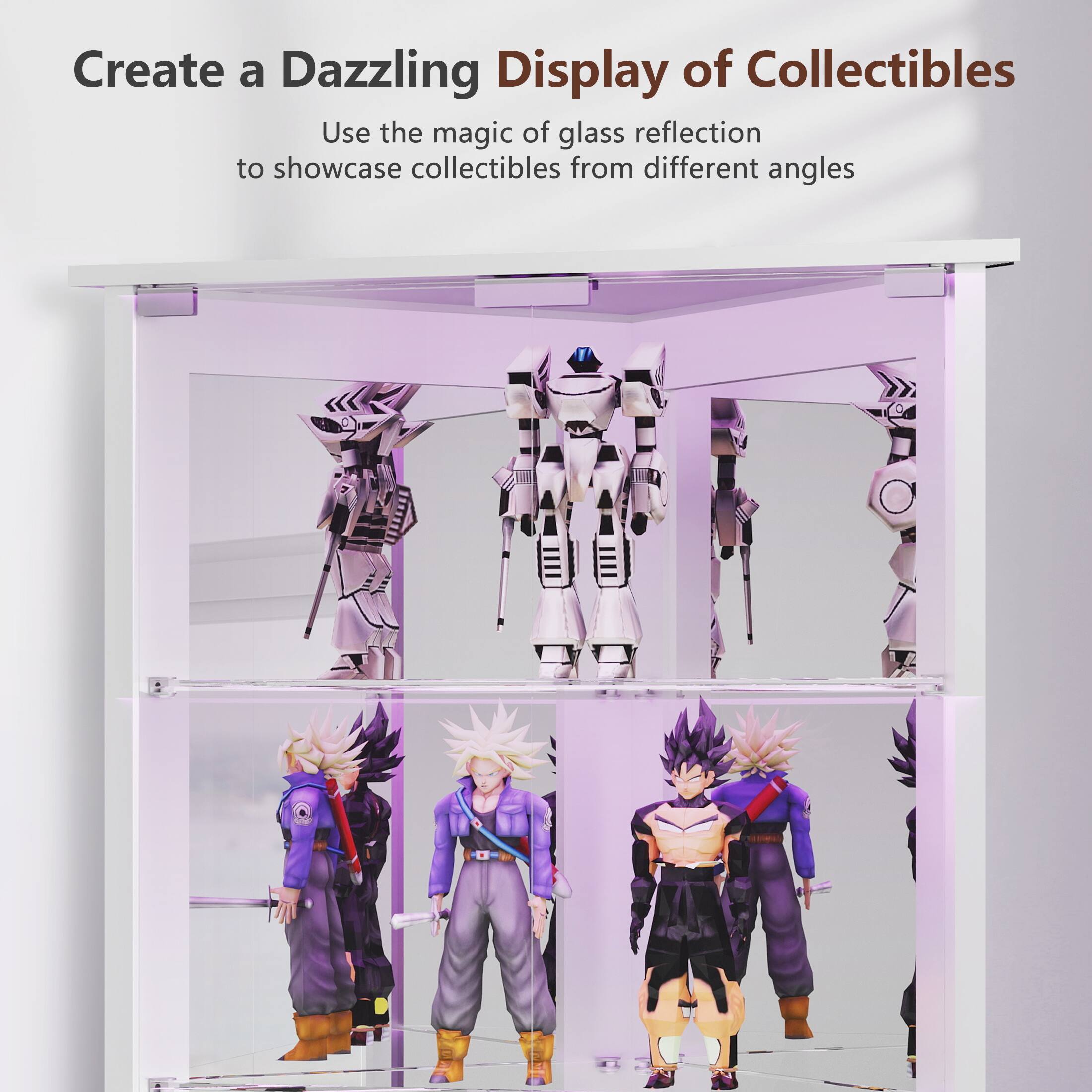 Create a Dazzling Display of Collectibles

Use the magic of glass reflection to showcase collectibles from different angles