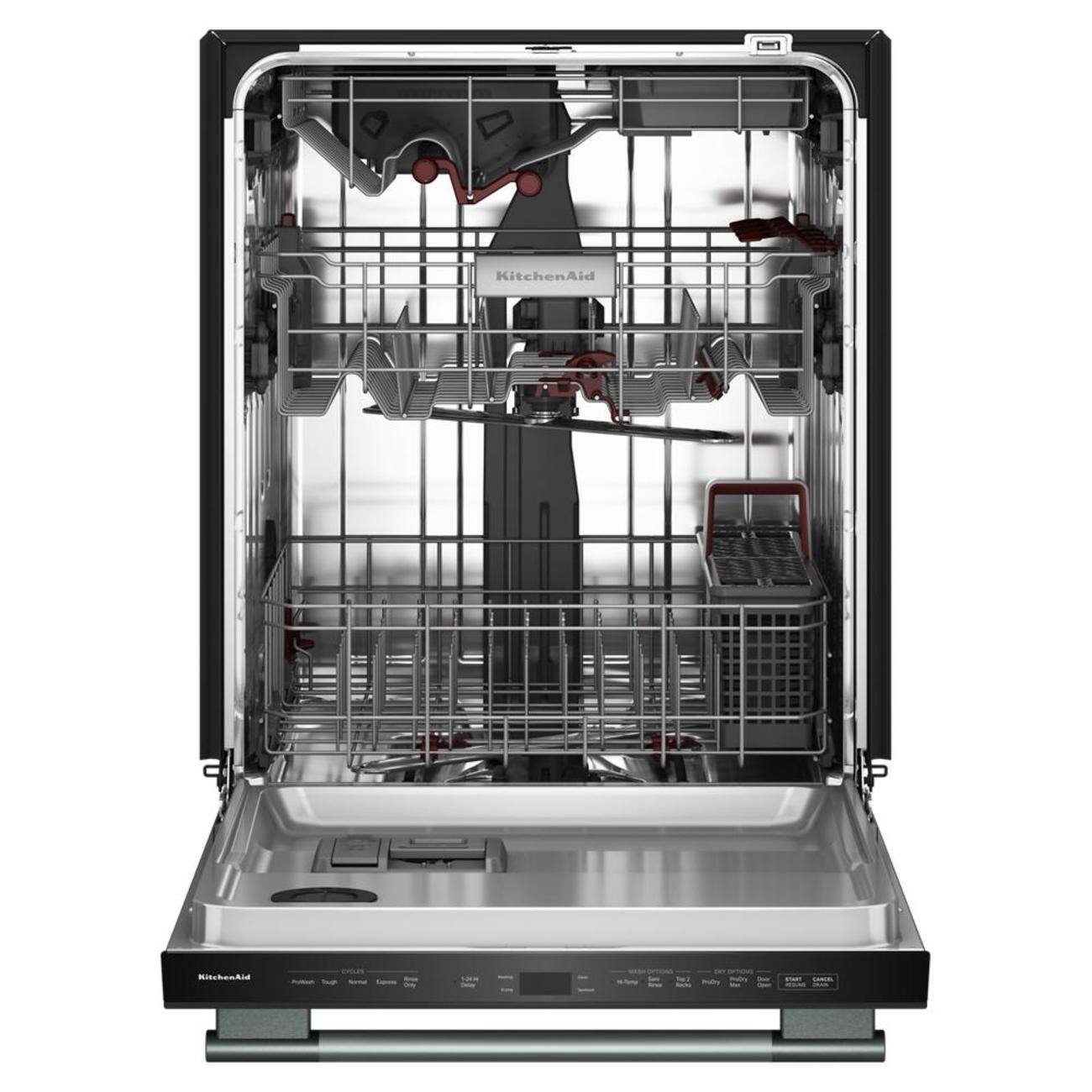 Alt View 11. KitchenAid - 24 inch Top Control Built-In Dishwasher with 360 Max Jets Third Rack and Advanced ProDry System - Juniper.