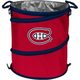 Logo Brands - Montreal Canadiens Collapsible 3-in-1 Cooler - Red