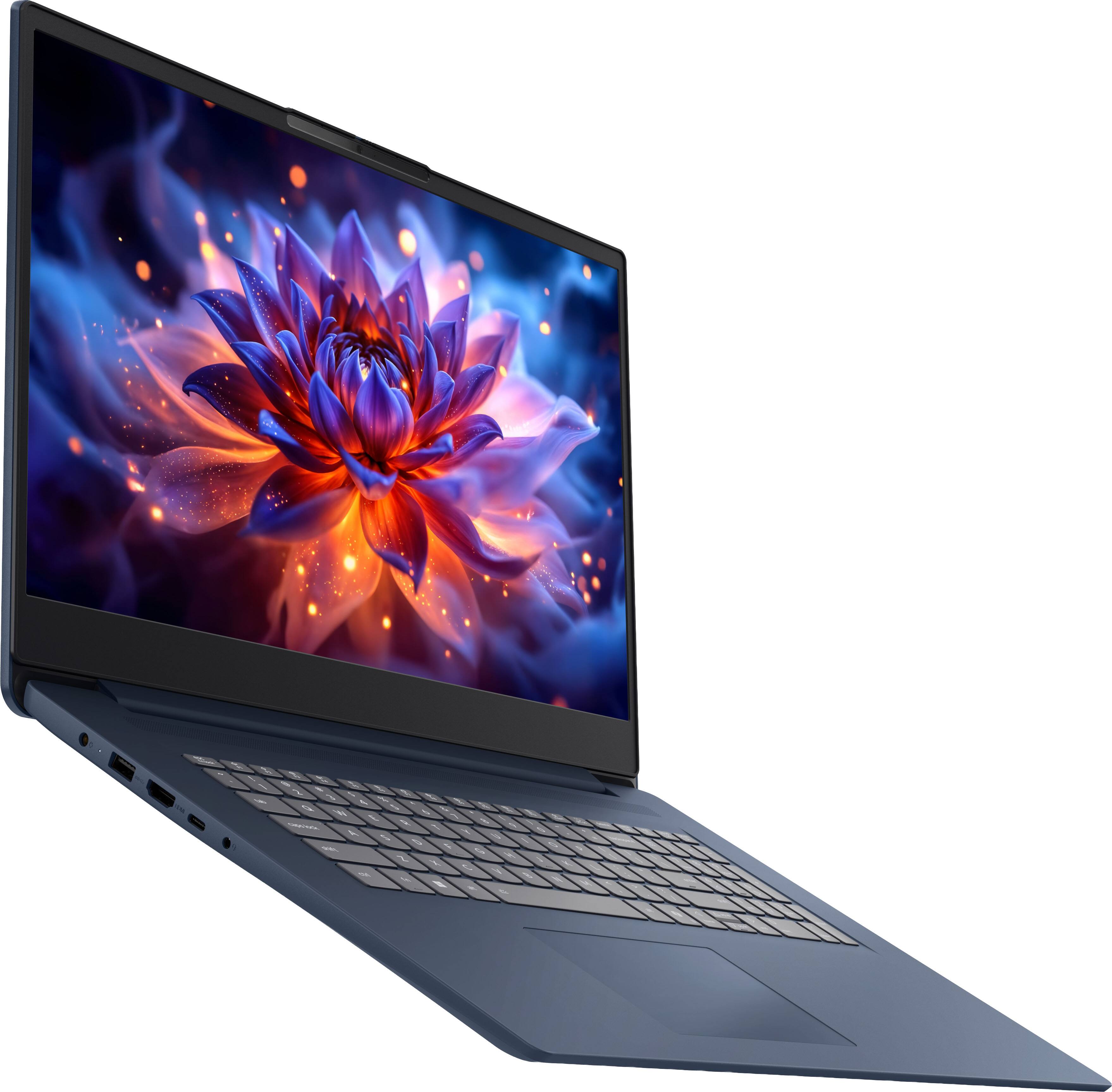 Alt View 9. Lenovo - IdeaPad Slim 3i 17.3" 2k Laptop - Core 3 Processor 304 2026 - 8GB Memory - 128GB Storage - Cosmic Blue.