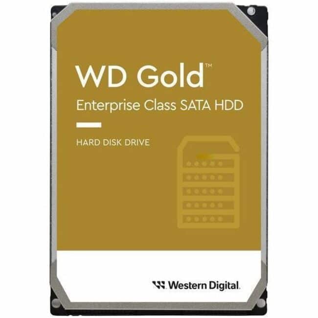 Western Digital - WD Gold WD8005FRYZ 8 TB Hard Drive - 3.5" Internal - SATA (SATA/600) - Storage System, Server, Cloud Storage Device