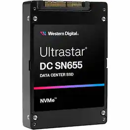 SANDISK - WD Ultrastar DC SN655 WUS5EC0C1ESP7Y3 61.44 TB Solid State Drive - U.3 15 mm Internal - PCI Express NVMe (PCI Express