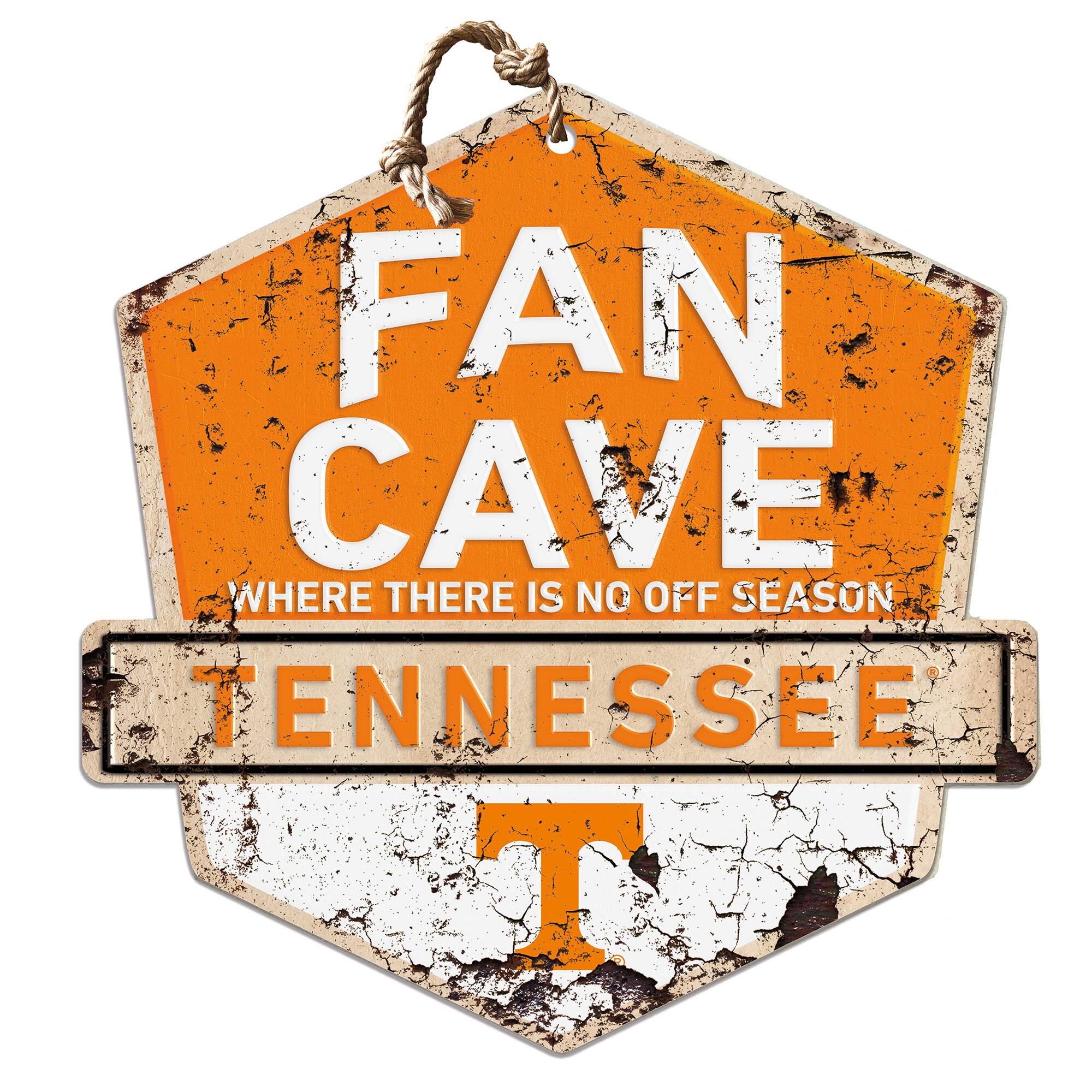 Tennessee Volunteers Fan Cave Badge Sign