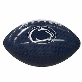 Logo Brands - Penn State Nittany Lions Rubber Glossy Mini Football - Multicolor