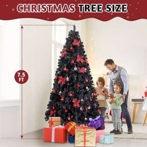 CHRISTMAS TREE SIZE  
7.5 FT