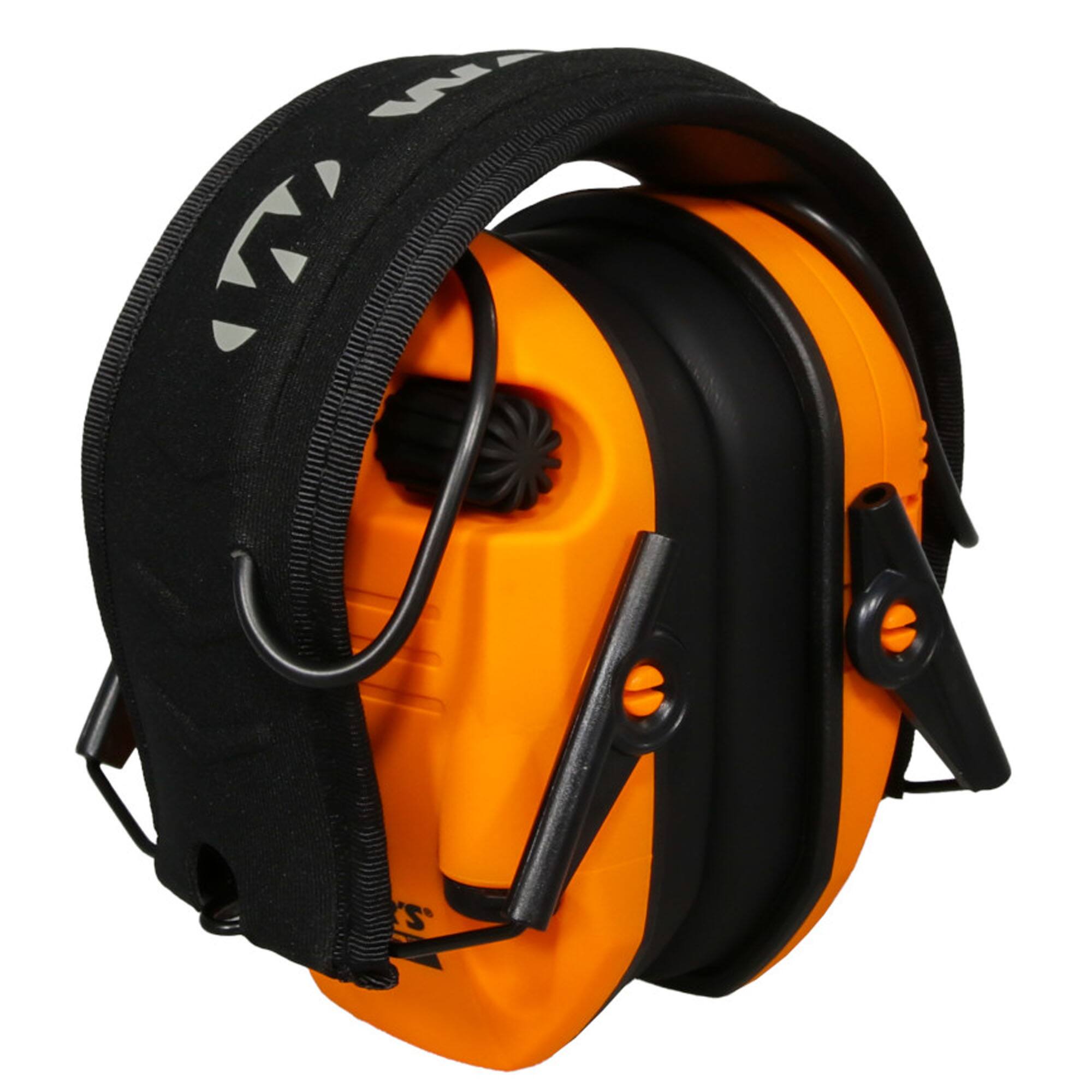 Alt View 3. Walker’s - Walker's - Razor Slim Electronic Muff -  Blaze Orange - Blaze Orange.