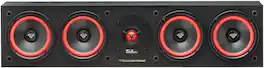 Cerwin Vega - Cerwin-Vega SL-45C Quad 5 1/4 Center Channel Speaker - Black