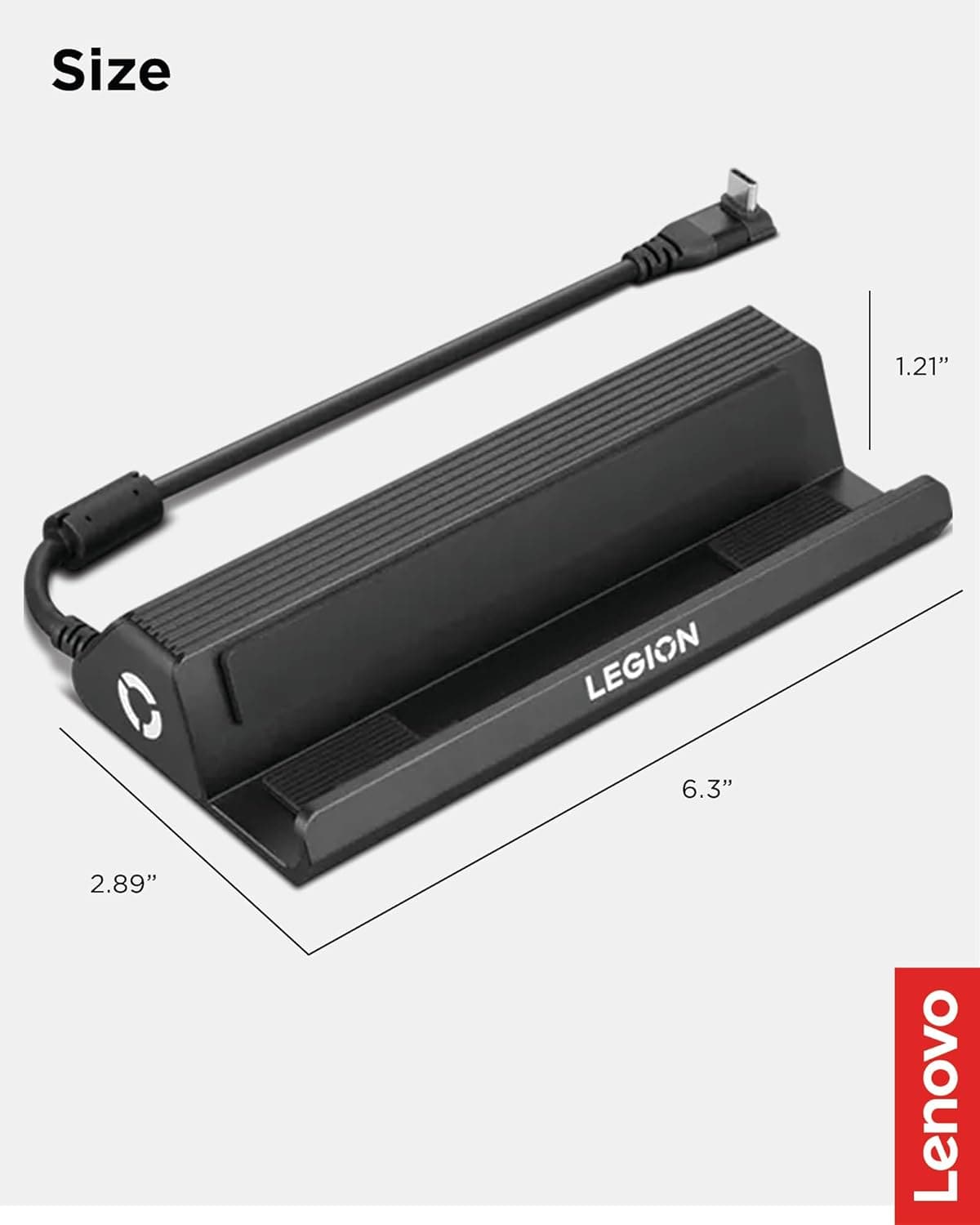 Size 1.21" LEGION 6.3" 2.89" Lenovo