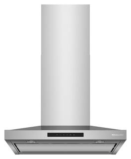 KitchenAid - 30 inches - Recirculating & Convertible - Wall Range Hood - Stainless Steel