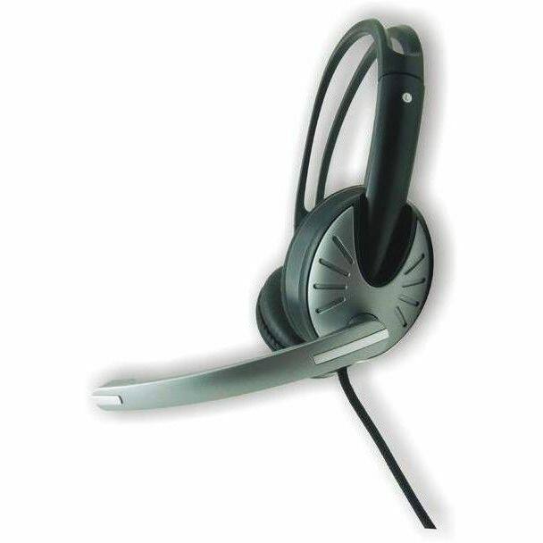 Angle. iMicro - IMME 282 USB Wired Headset - Black.