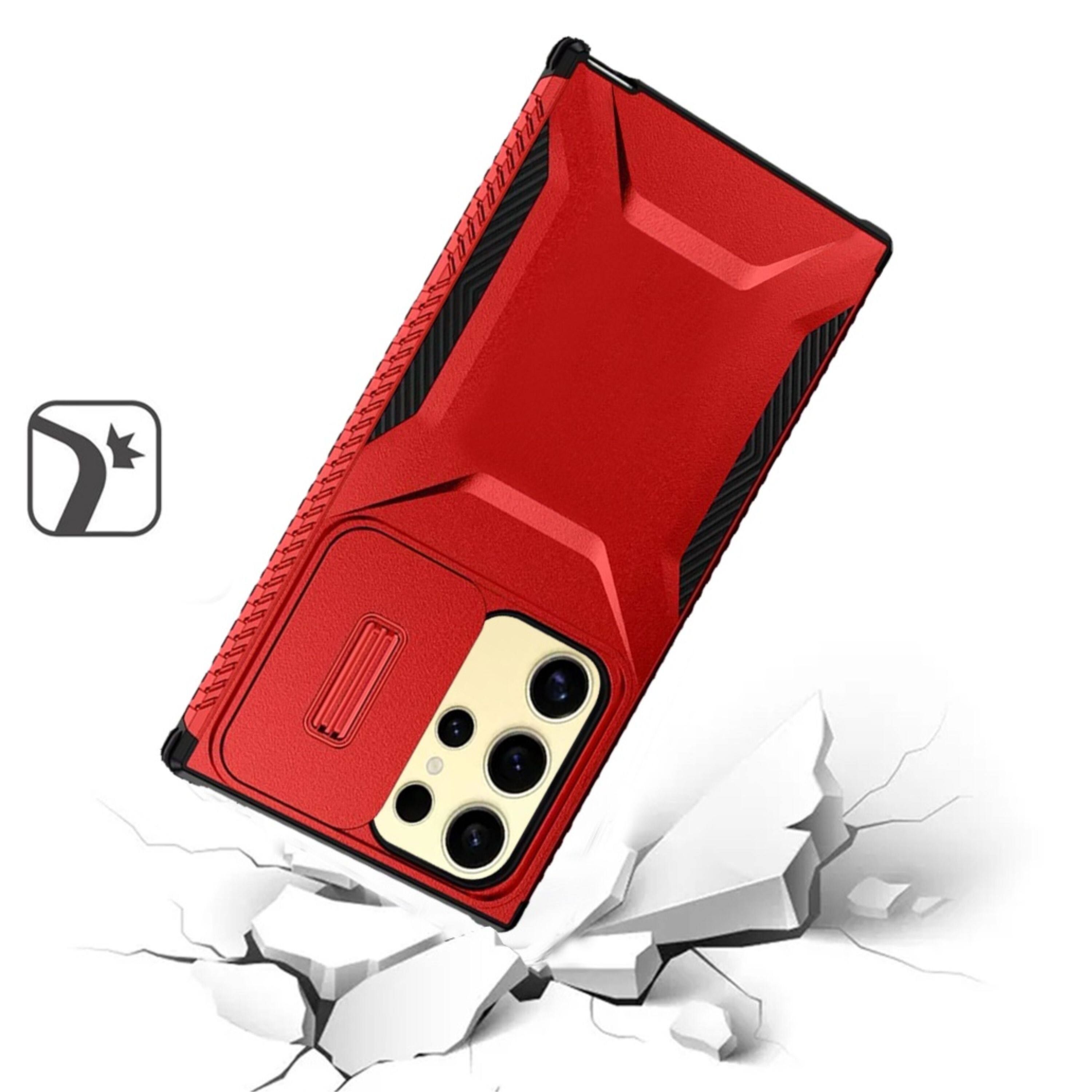 Kitcheniva Rugged Side Grip Sliding Lens Phone Case For Samsung Galaxy ...