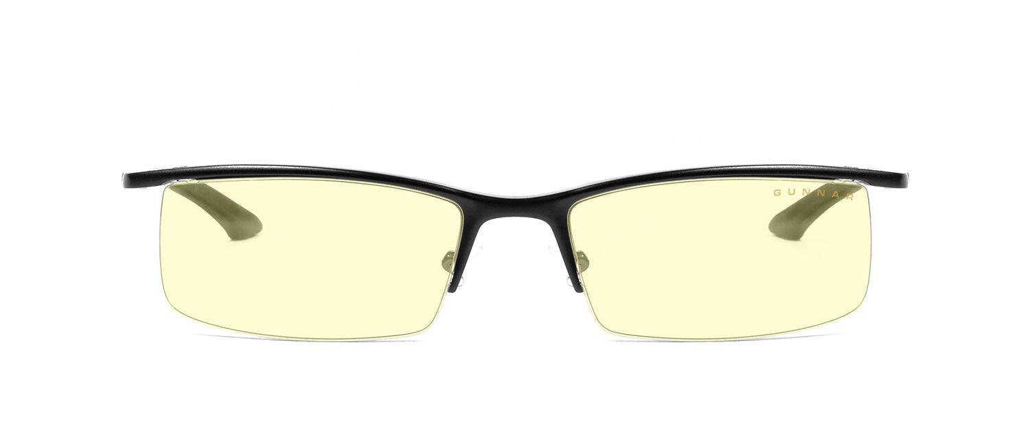 GUNNAR - Computer Glasses - Emissary, Amber Lens - Blue Light Blocking, Relieve Dry Eye, Anti Glare - Onyx