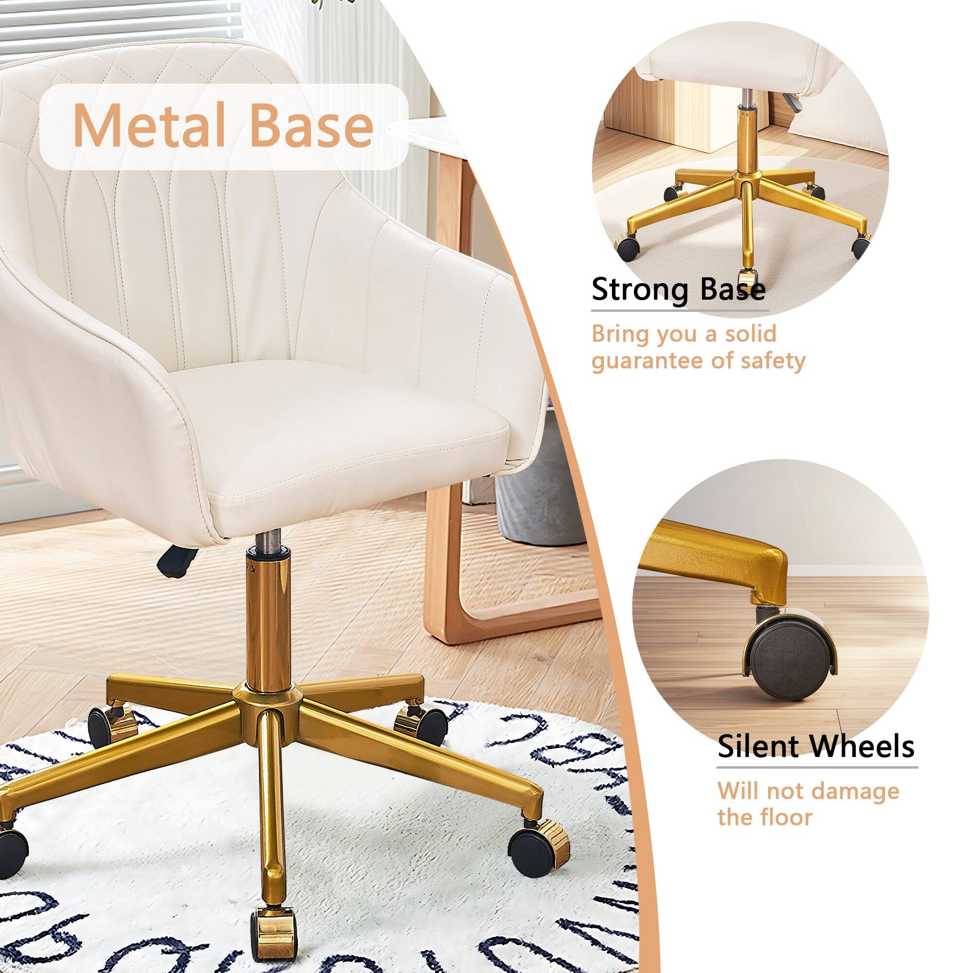 Metal Base

Strong Base
Bring you a solid guarantee of safety

Silent Wheels
Will not damage the floor