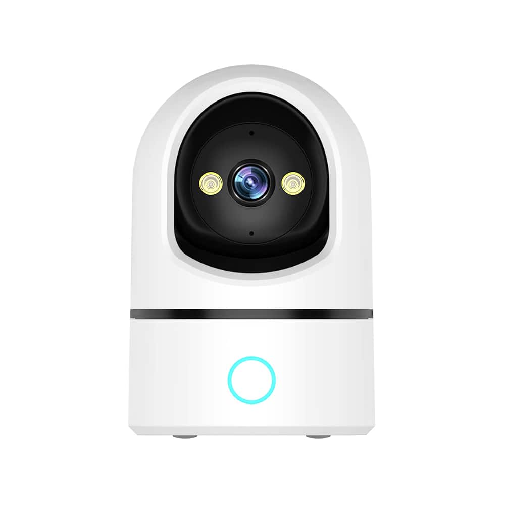 Cluzine - Tuya Smart WiFi Camera (5MP, 2.4G/5G): One-Click Call, Dual Light Source, Motion Detection, Two-Way Audio
