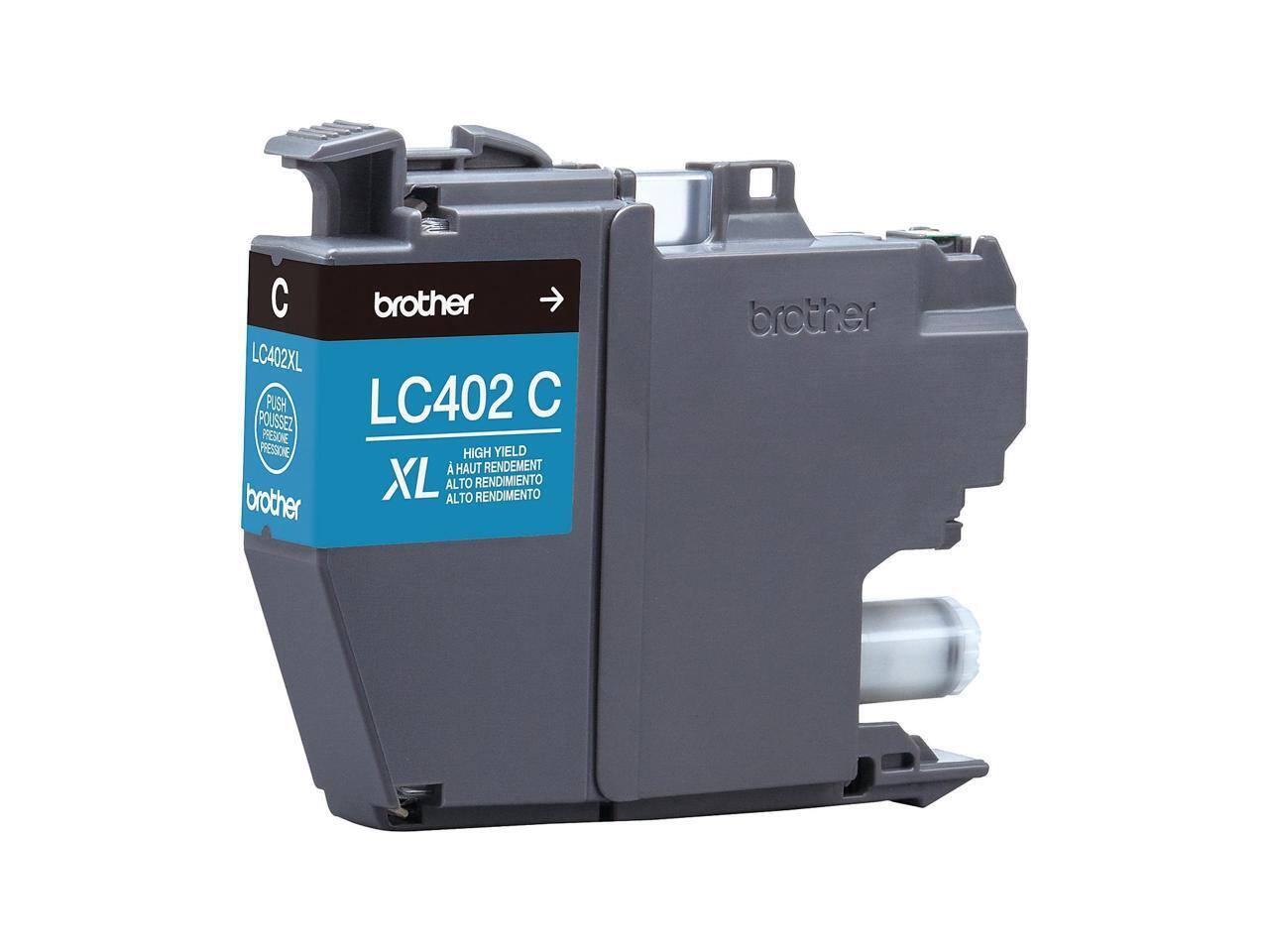 C brother LC402XL PUSH LC402 C POUSSEZ FREDCNE PRESSONE HIGH YIELD A HAUT RENDEMENT XL ALTO ALTO RENDIMENTO RENDIMIENTO brother brother