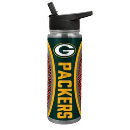 Great American Products - Green Bay Packers 24oz. Jr. Thirst Game Ball Hydration Bottle - Brown