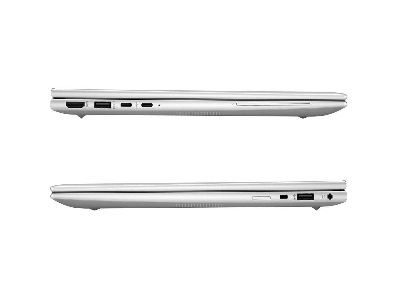 Alt View 2. HP - HP EliteBook 845 G9, AMD Ryzen 7 PRO 6850U, 16GB, 512GB SSD, 14" FHD, Win 11 Pro - Silver.