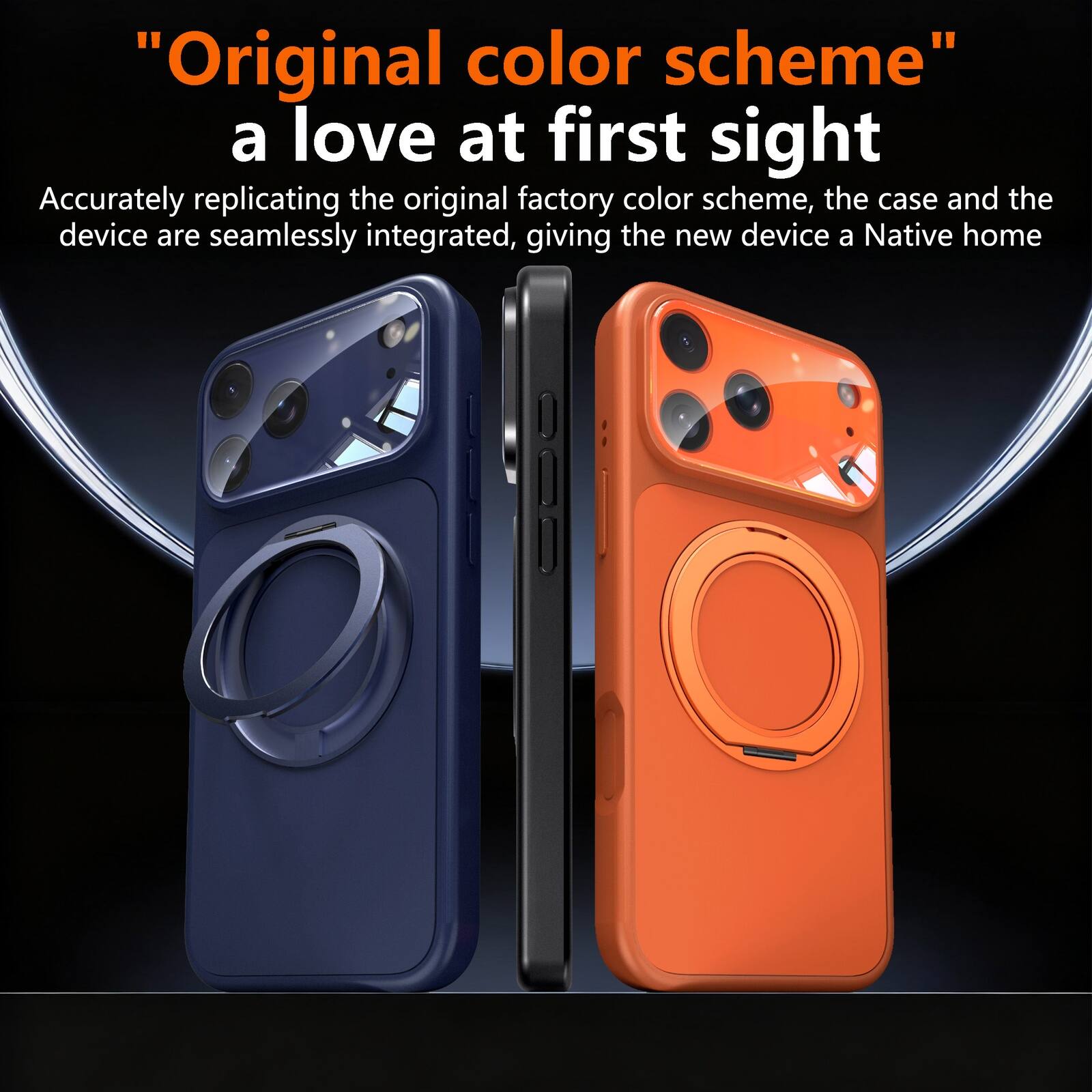 "Original color scheme" a love at first sight

Accurately replicating the original factory color scheme, the case and the device are seamlessly integrated, giving the new device a Native home