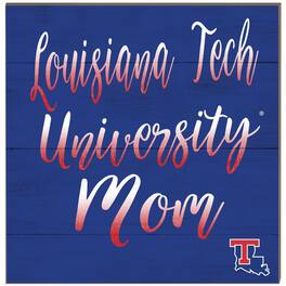 Jardine - Louisiana Tech Bulldogs 10'' x 10'' Mom Plaque - Blue