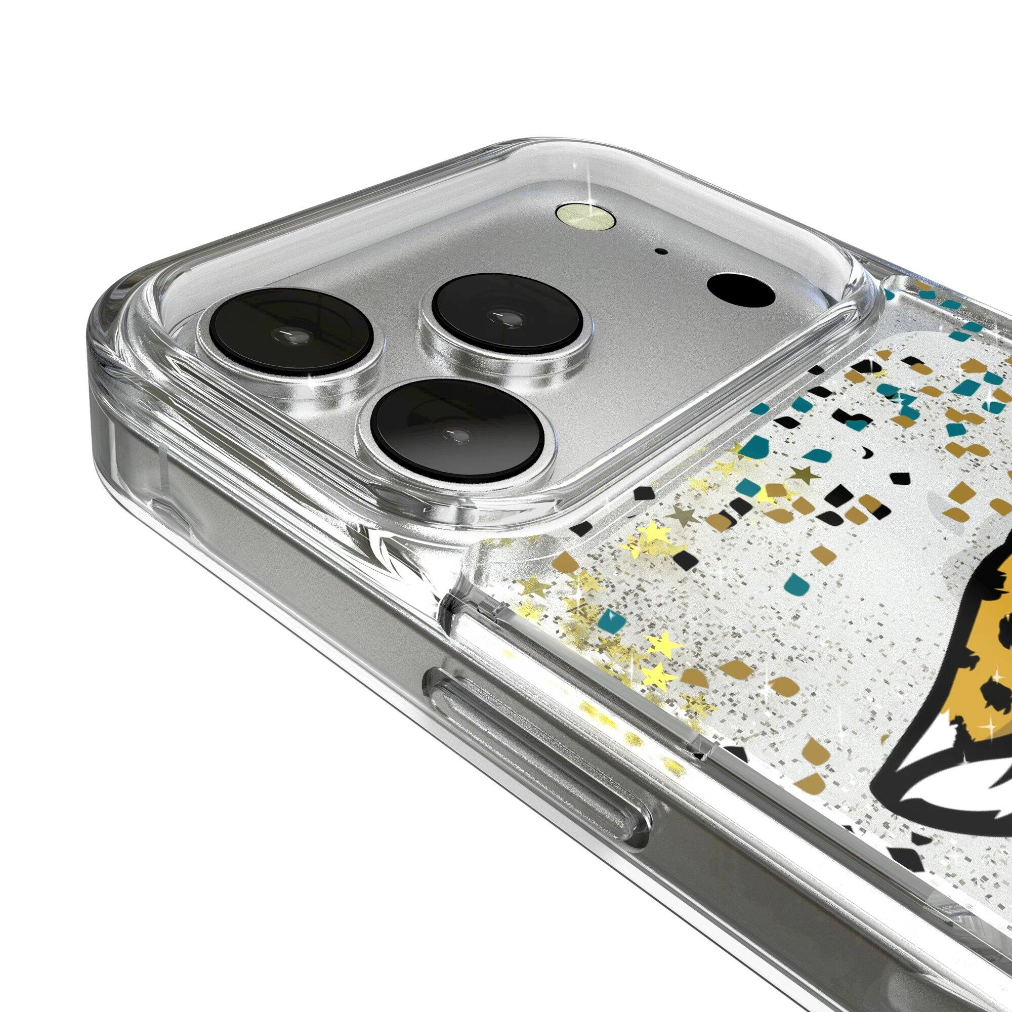 Alt View 2. Keyscaper - iPhone Glitter Case with Confetti Design - 16 - Multicolor.