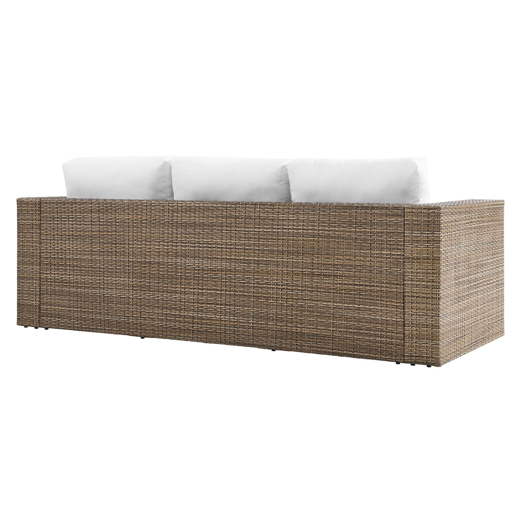 Alt View 1. Modway - Convene Outdoor Patio Sofa by Modway - Cappuccino White.