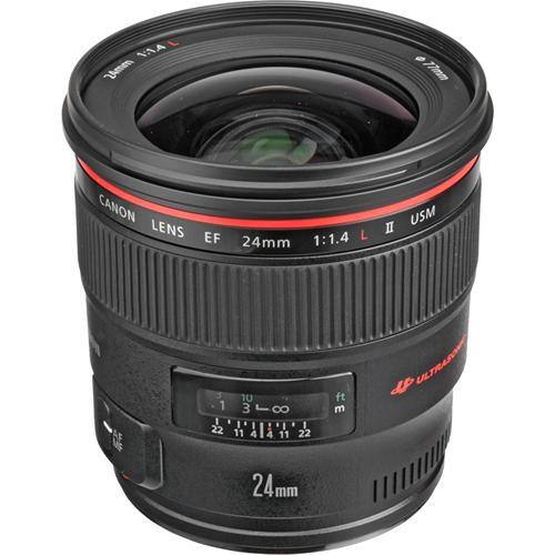 11A MmAS . 77mm CANON LENS EF 1:1.4 L 24mm USM II 3 1 22 10 3 11 4 8 I 11 22 ft m & ULTRASS 24mm