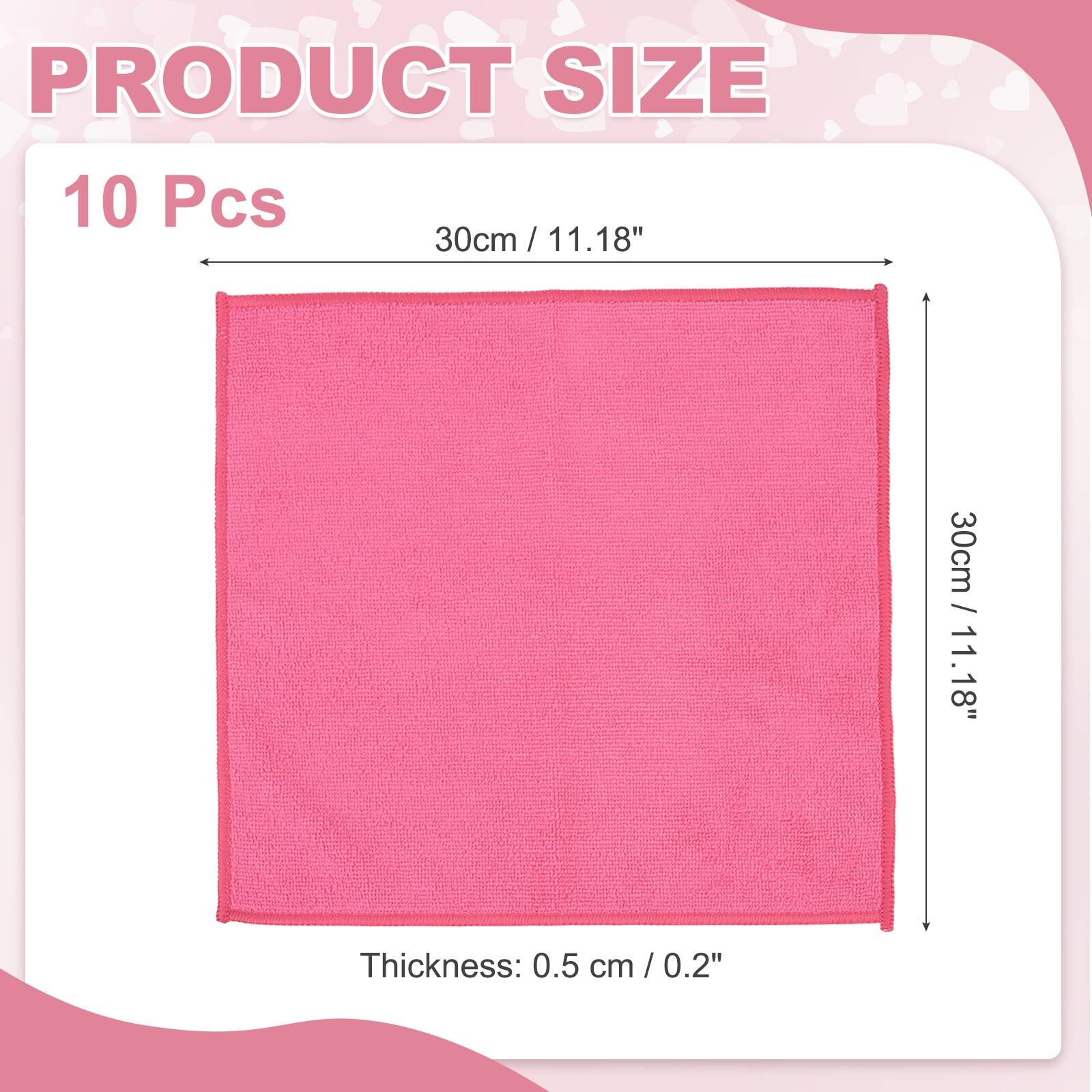 PRODUCT SIZE

10 Pcs

30cm / 11.18" x 30cm / 11.18" 

Thickness: 0.5 cm / 0.2"