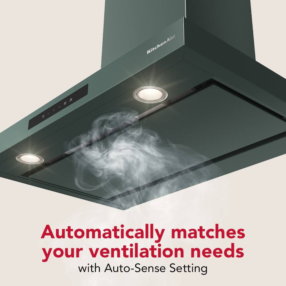 KitchenAid PES Automatically matches your ventilation needs with Auto-Sense Setting