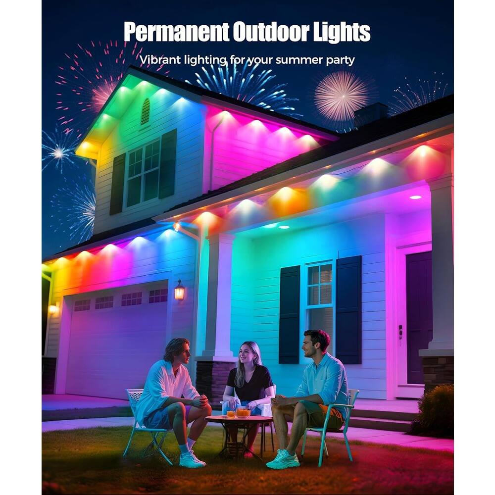 Permanent Outdoor Lights  
Vibrant lighting for your summer party